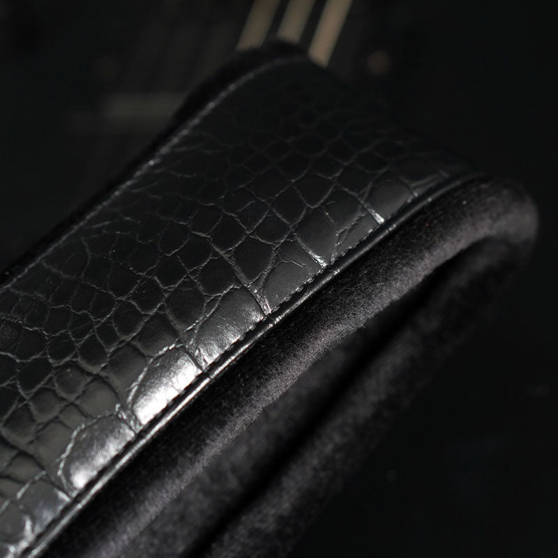 Padded Guitar Strap Black - Eastern Nights (Brass-Black)