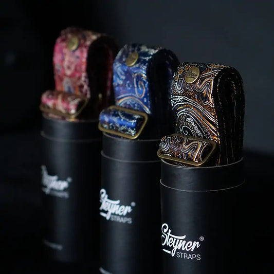 Geschenkdose für Design-Gitarrengurte