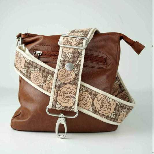 Taschengurt mit Blumen Muster