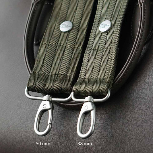 Edler Nylon Taschengurt in breit und schmal mit Karabinerhaken zum Wechseln und als Ersatz Schulterriemen