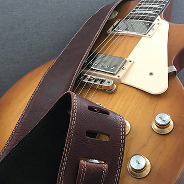 Walker & Williams CVG-103 Schwarz Gepolstertes Gitarrengurt