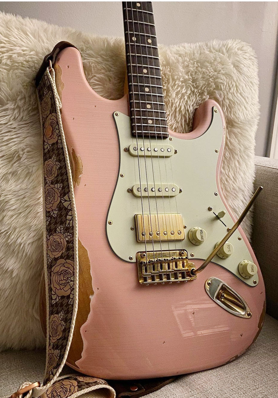 Gitarrengurte | Rosa - Pink Gitarren