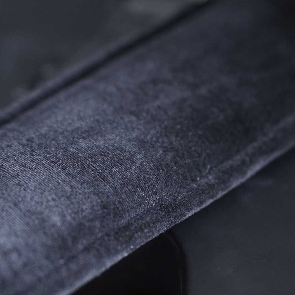 Courroie de basse rembourrée V2 - Luxury Black Paisley (largeur de 9,5 cm)