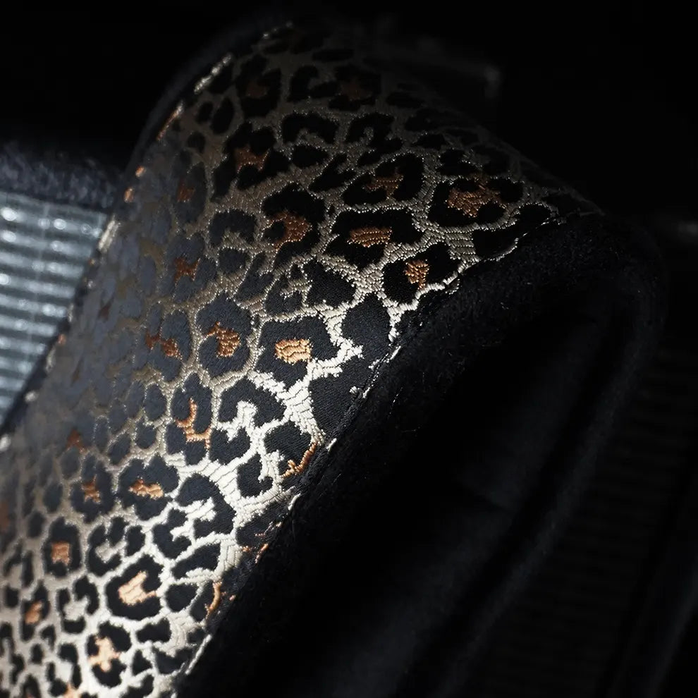 Padded Bass Strap V1 - Luxury Black Paisley (9.5 cm witdh)