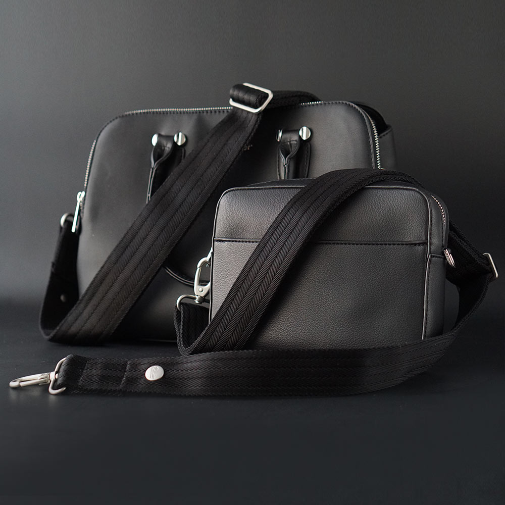 Taschenriemen in schwarz in breit oder schmal für alle Taschen
