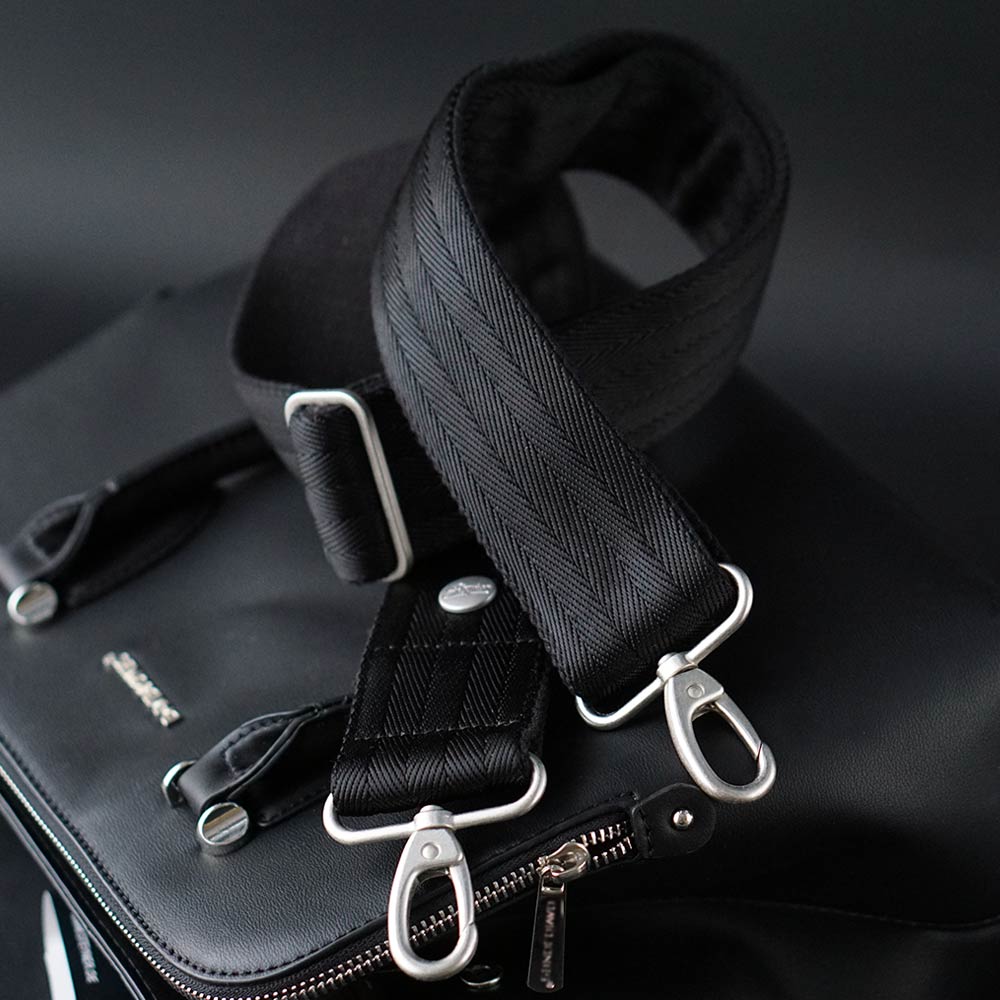 Schulterriemen für Tasche in schwarz aus Nylon edel