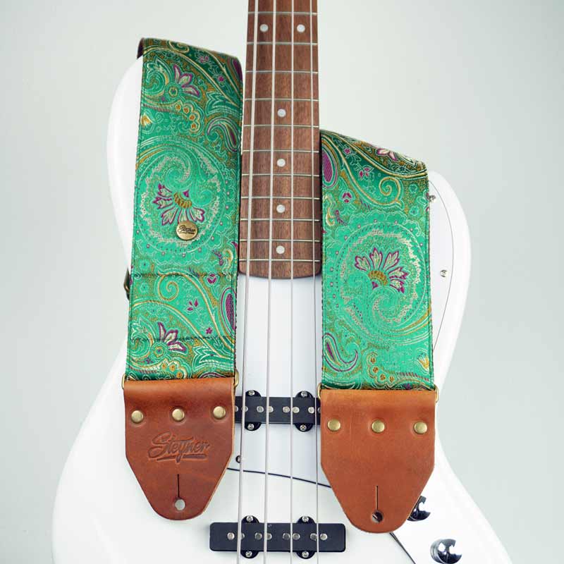 Paisley Bassgurt grün - Indian Garden Deluxe