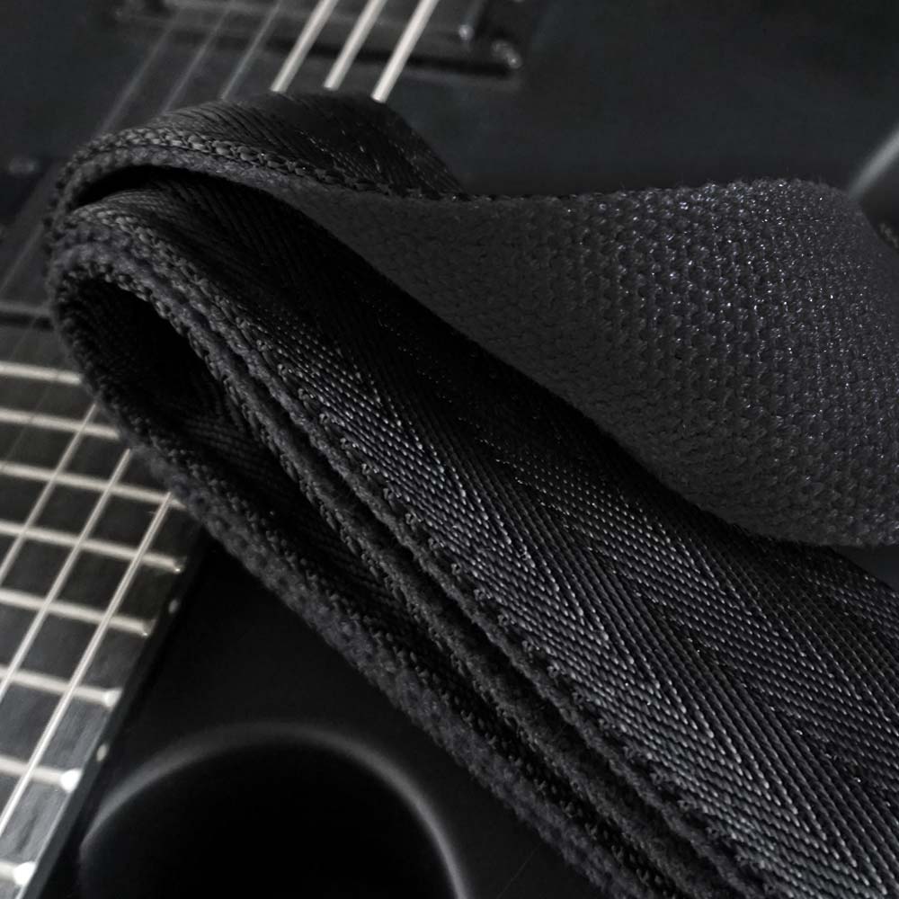 Sangle de guitare Premium Heavy Hektor (noir - noir)