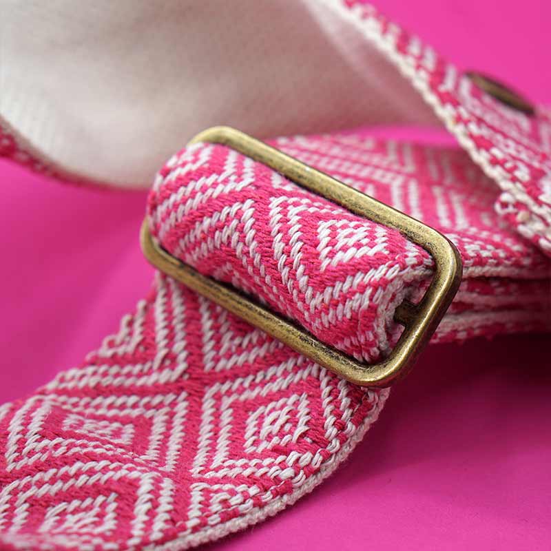 Guitar Strap - Ethno Pink Deluxe