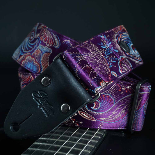 Guitar Strap Purple - Eastern Blueberry
