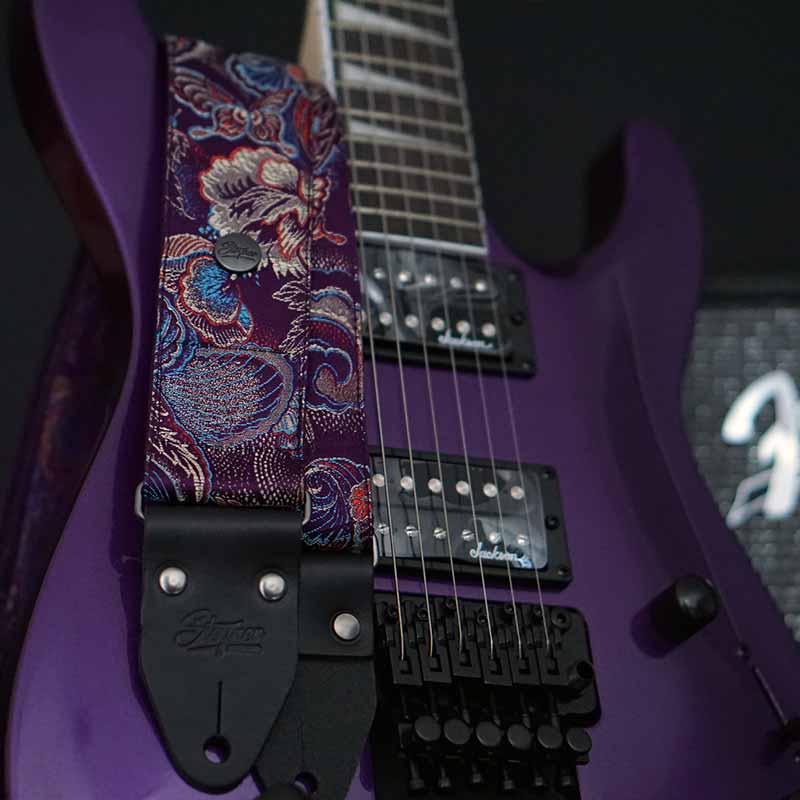 Guitar Strap Purple - Eastern Blueberry