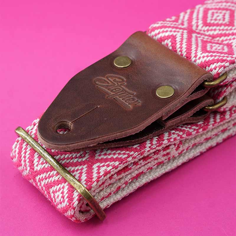 Guitar Strap - Ethno Pink Deluxe
