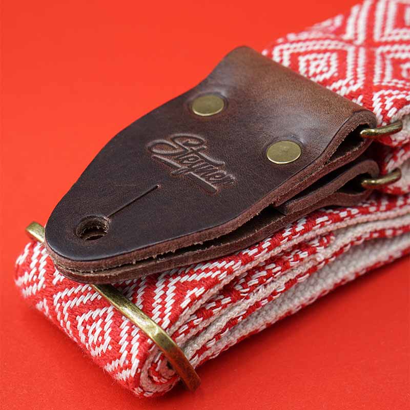 Guitar Strap - Ethno Red eluxe