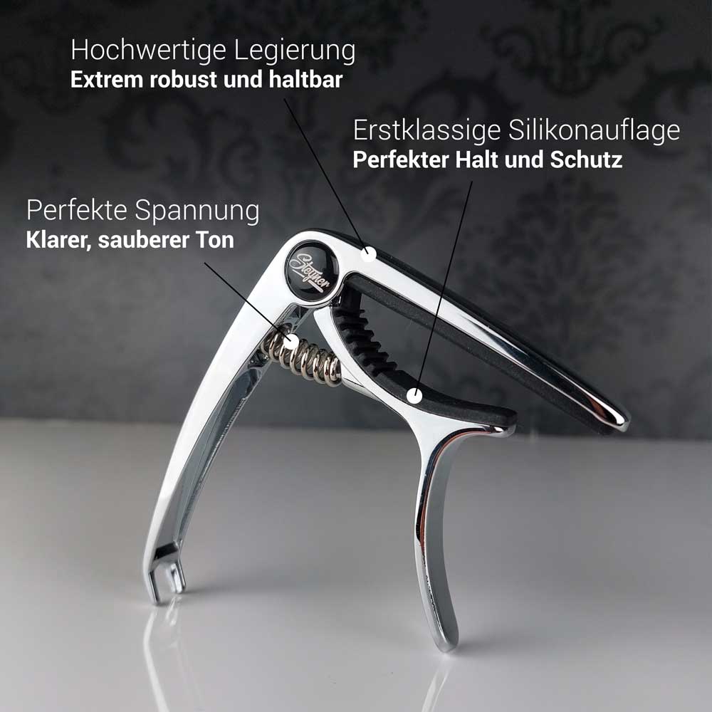 Capo | Capo incl. Bag | Black metallic