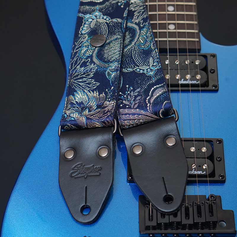 Sangle de guitare bleue - Eastern Reef
