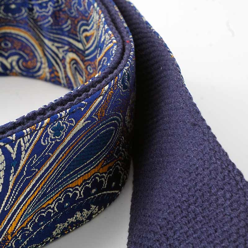 Blue paisley guitar strap - Indian Ocean