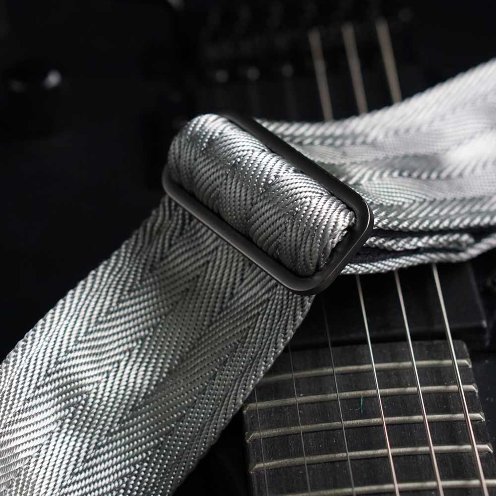 Sangle de guitare en nylon Heavy Howie (gris-gunmetal)