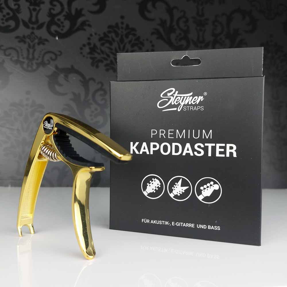 Premium Kapodaster für Gitarre | Capo | Capodasta - Steyner