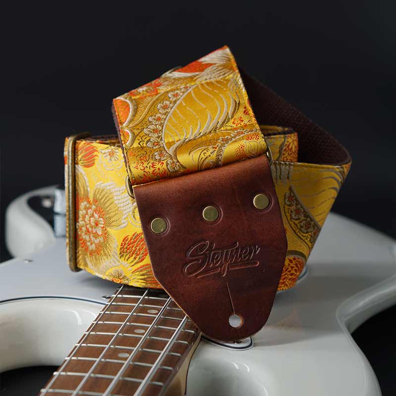 Vintage Bass Strap Yellow - Tropical Mango Deluxe